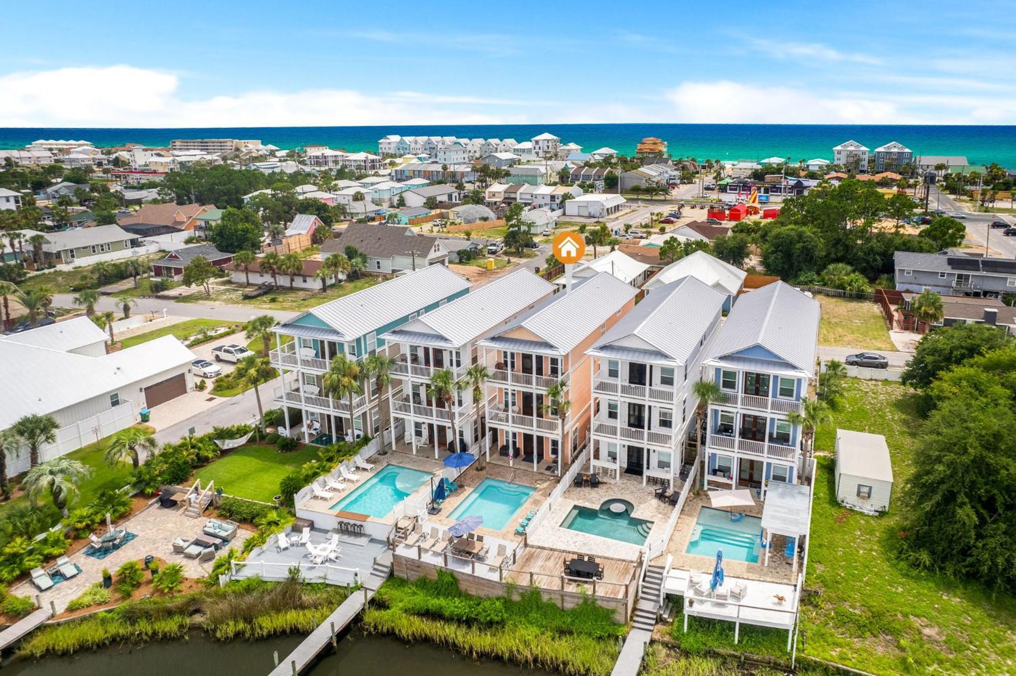 Holiday home Bay Getaway! Bayfront 4br 4ba House Sleeps 12 Private Pool Boat Dock Panama City Beach
