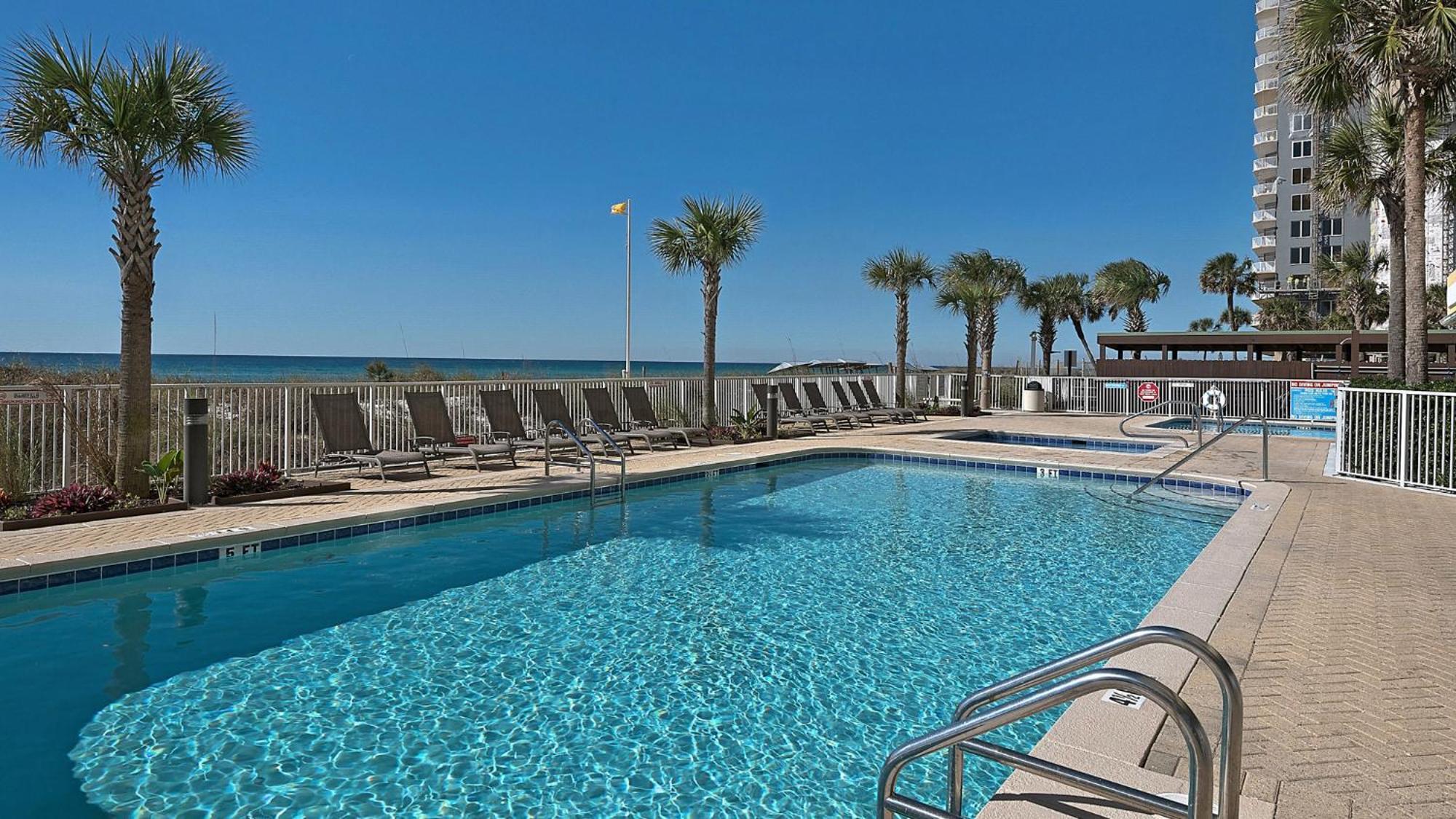 Parking Included-beachfront 2bd Ocean Villa! Gorgeous Amenities, Private Complex Panama City Beach