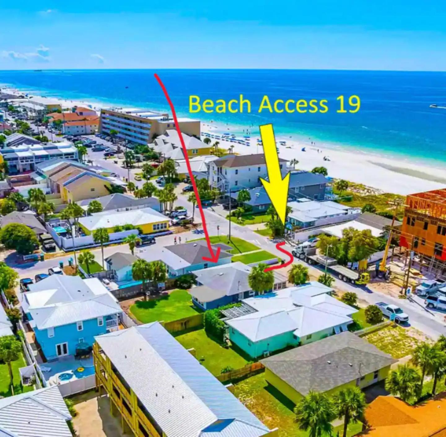 Surf Shack - Steps To The Beach, Lush Fenced Backyard * Panama City Beach