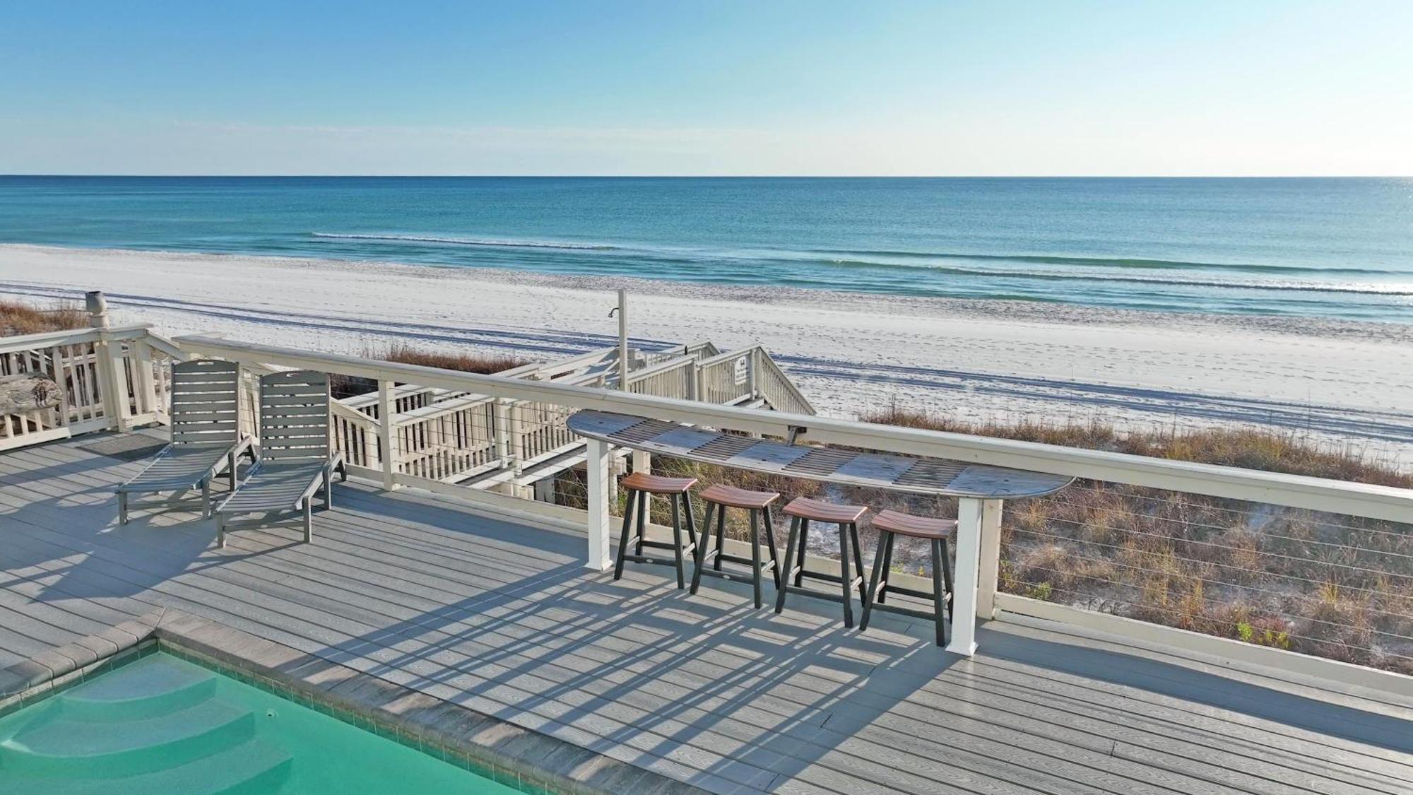 Making Waves - Huge Heated Beachfront Pool Hot Tub! In Pcb!