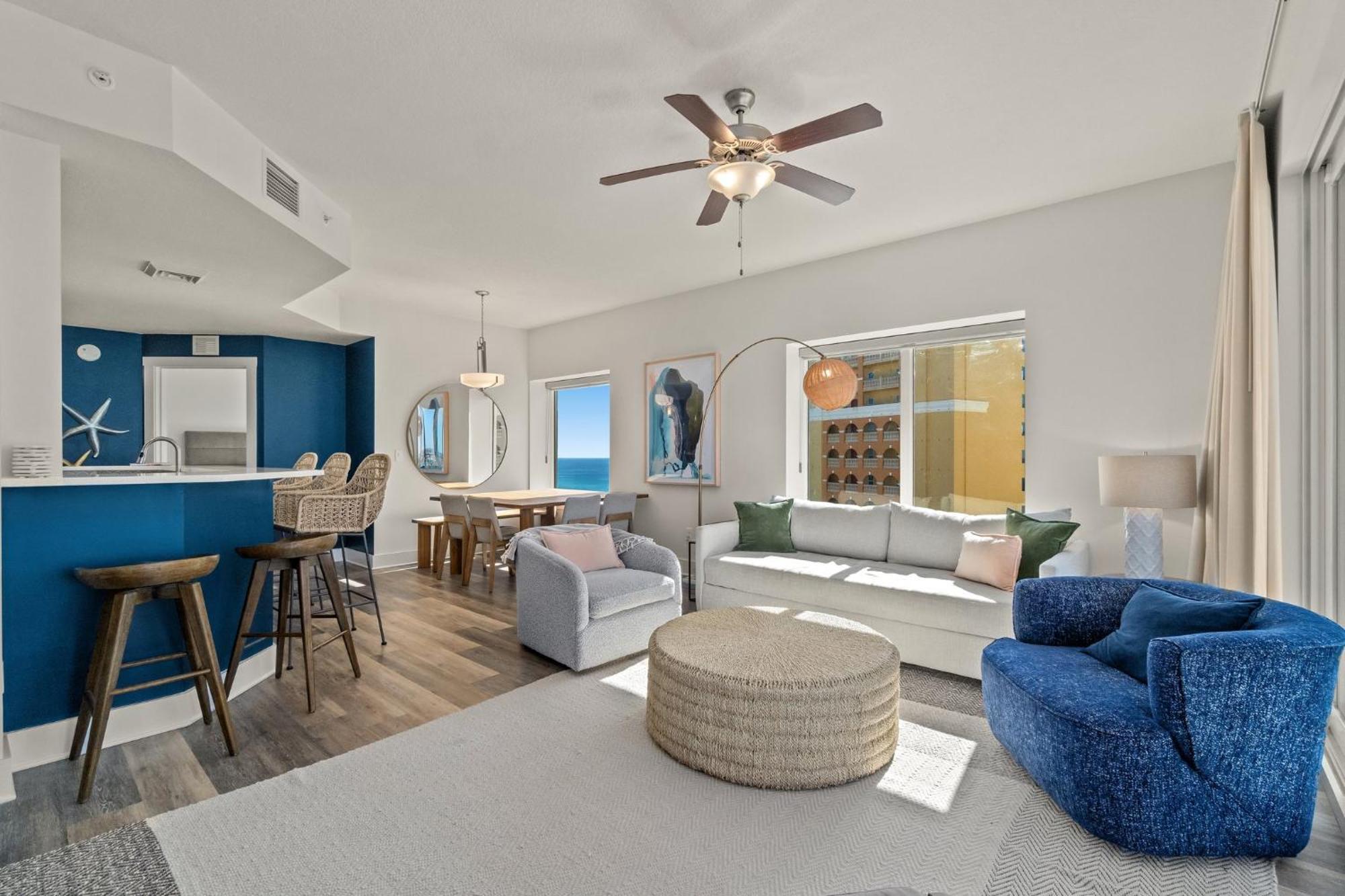 New Calypso Corner Unit Sleeps 8! By Dolce Getaways Pcb