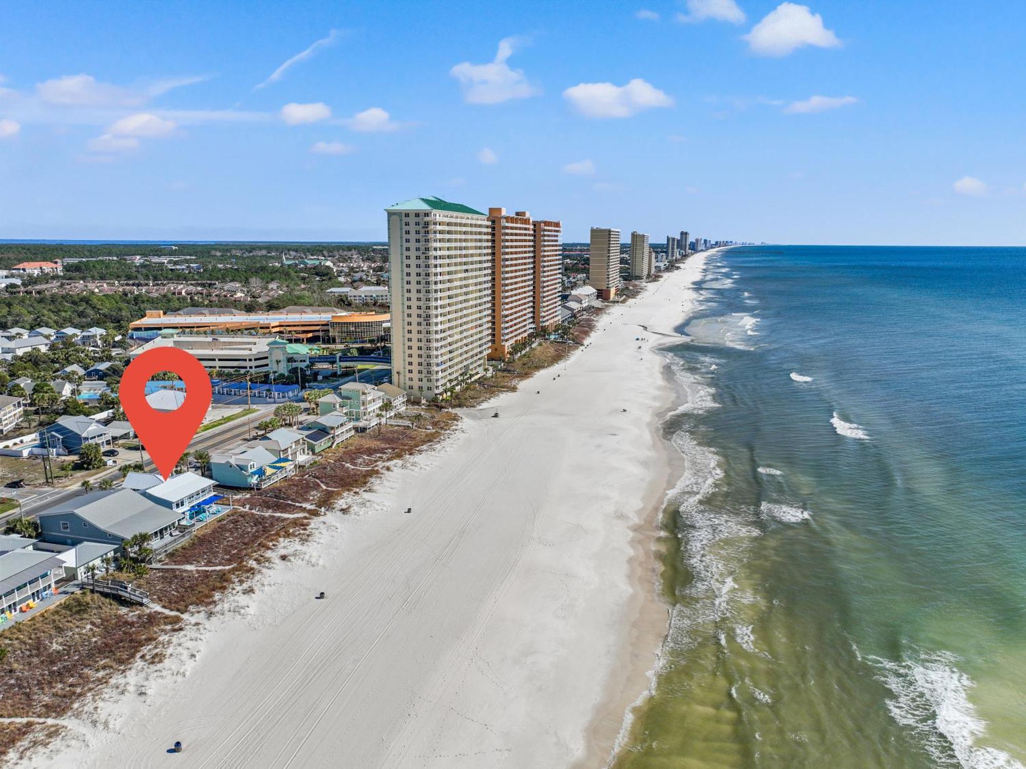 Luxury Gulf Front Property! Directly On The Beach! Sleeps 15! Panama City Beach