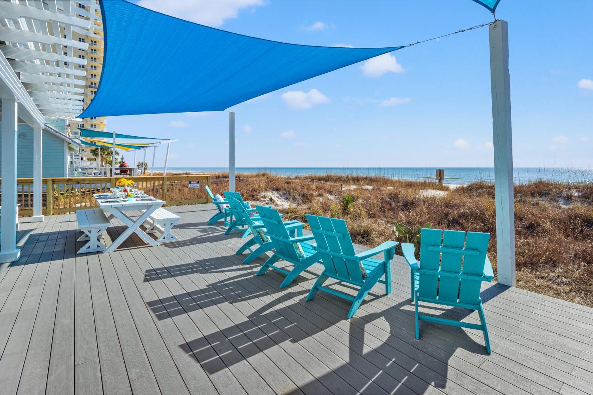 Luxury Gulf Front Property! Directly On The Beach! Sleeps 15!